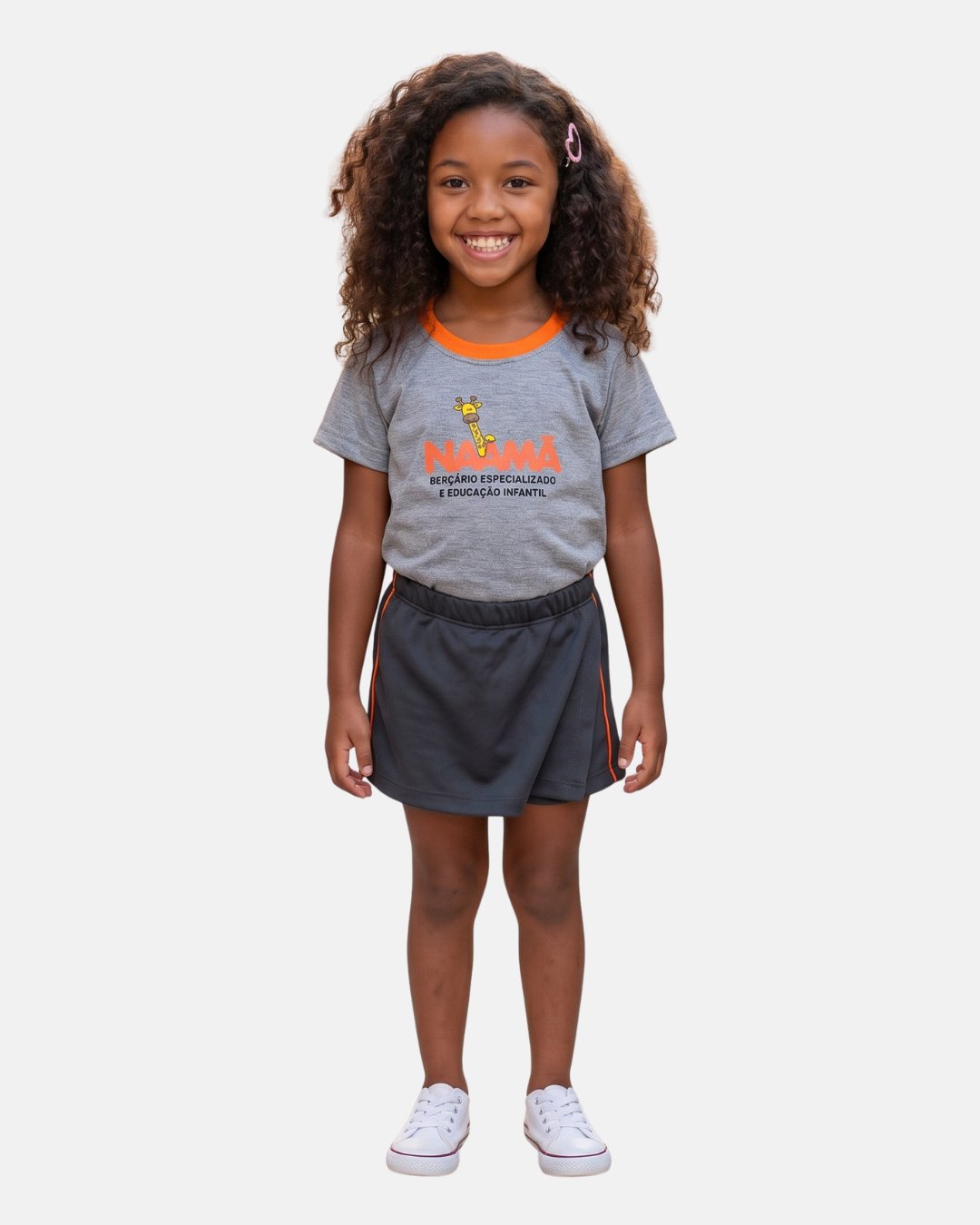 Camiseta manga curta + Short Saia